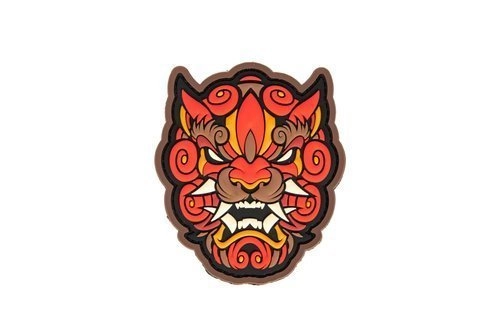 Parche Foo Dog Head 1 - rojo