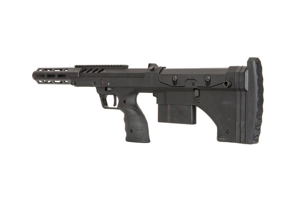 Karabin snajperski ASG Silverback Desert Tech SRS-A2/M2 Sport" (praworęczna) Czarny (OUTLET)