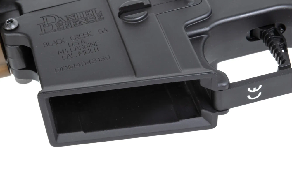 Karabinek ASG Specna Arms Daniel Defense® MK18 SA-P26 Prime™ Aster II ETU z silnikiem bezszczotkowym Single Fire Only Chaos Bronze