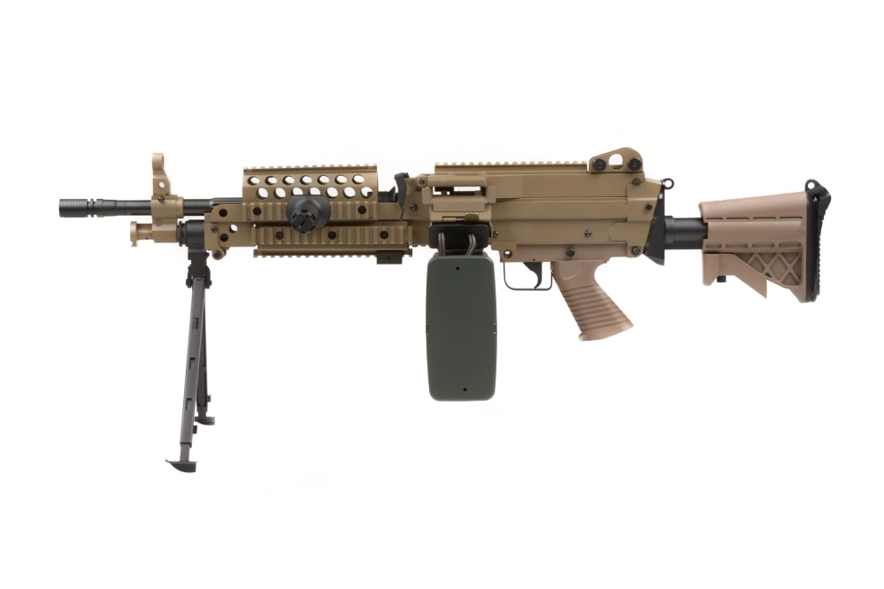 Airsoft kulomet H.M.G. MK46 - tan