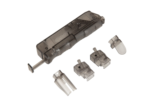 Quickcargador 4.5mm para pistolas de aire comprimido - negro