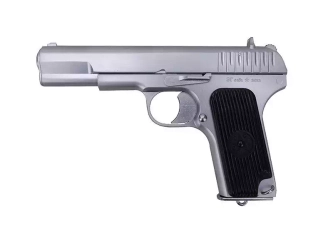 Réplique de pistolet à gaz SR-33 - argent 