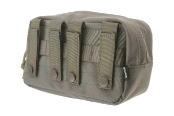 Petite pochette cargo horizontale - vert ranger