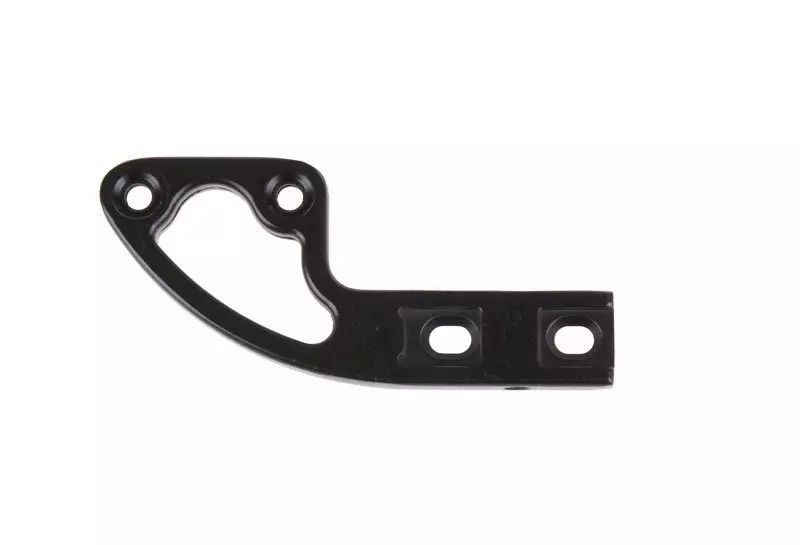 Aluminum flashlight mount - black