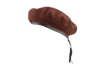 Béret militaire - châtaigne