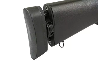 Replika karabinu snajperskiego SW-04 z lunetą i dwójnogiem (Upgraded) - czarna