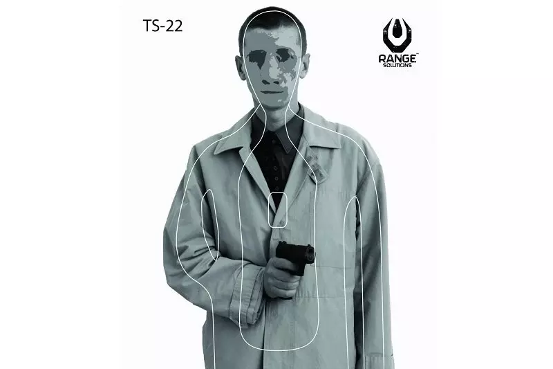 Escudos de tiro TS-22 - 50 unidades.