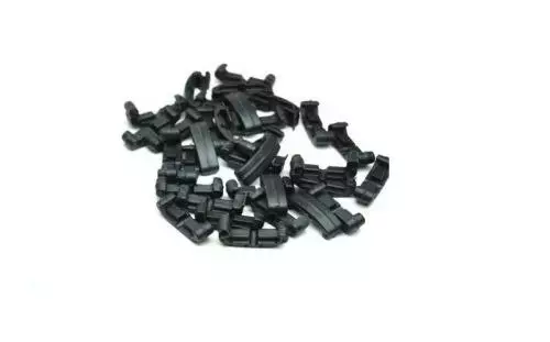 Klipsy na szynę RIS 22 mm 60x - BK