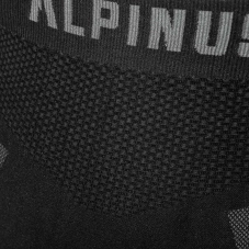 Spodnie termoaktywne męskie Alpinus Tactical Base Layer Czarno-Szary