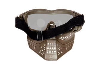 ANT mask with goggles - tan