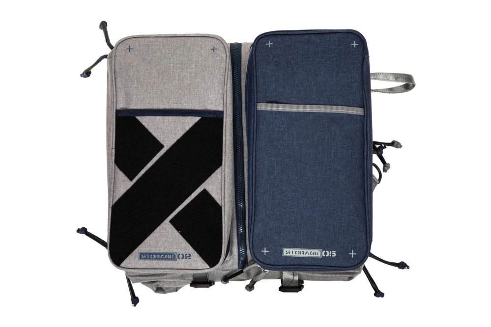 Pokrowiec Container Gun Case - szary / navy