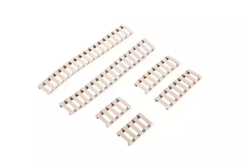 Set of RIS rail covering panels - dark earth