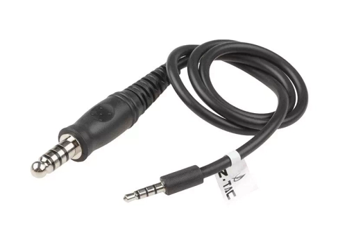 Przewód wtyk miniJack 3.5mm na wtyk Military