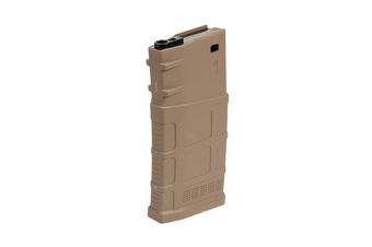 Low-Cap 70 BB Magazine for SR25 Replicas - Tan