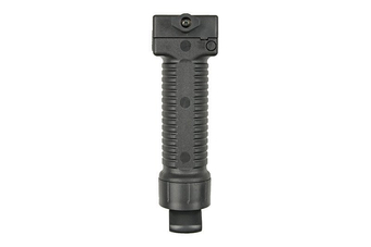 RIS tactical grip with bipod - black