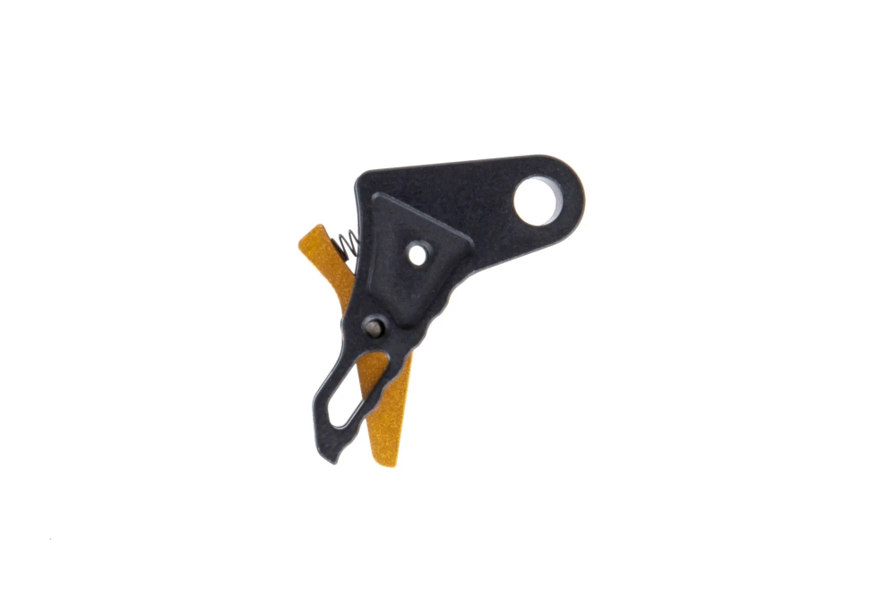 Gatillo de aluminanio CNC estilo EX para réplicass TM,WE G17/19/34 - Negro/Oro