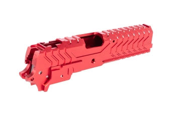 5KU Sada zámku a rámu Matrix Style pro repliky Hi-Capa Červená