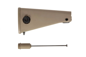 Regulowana kolba do replik SR-25 (Type B) - Dark Earth