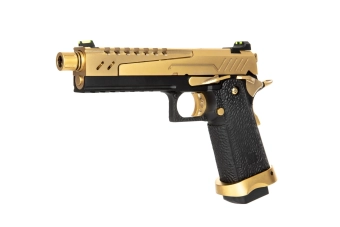 Airsoft pistole Hi-capa 5.1 Split Slide - zlatá / černá