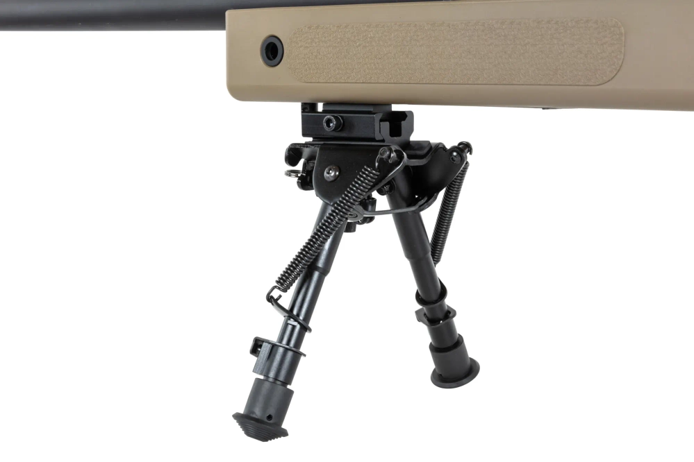Karabin wyborowy ASG Specna Arms SA-S02 CORE™ High Velocity z lunetą i dwójnogiem Upgraded Tan 