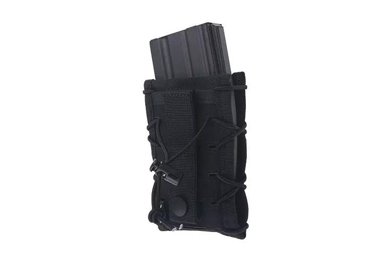 Bolsa abierta cortada por láser - negra