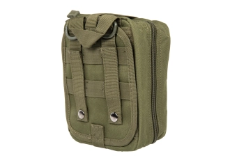 Apteczka zrywana Molle z naszywką Medyk GFC Tactical Oliwkowa