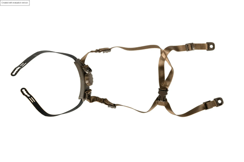 Helmet Webbing and Harness - Tan