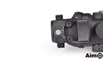 Replika lunety ACOG 4X32C (z podświetleniem światłowodowym i celownikiem RMR) - czarna
