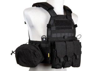 Kamizelka Plate Carrier Emerson Gear 6094A Style z zestawem ładownic Czarny