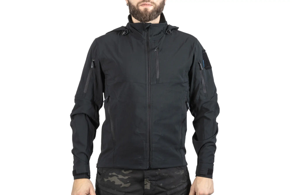 Chaqueta Softshell Emerson Blue Label 'Fog' Negra