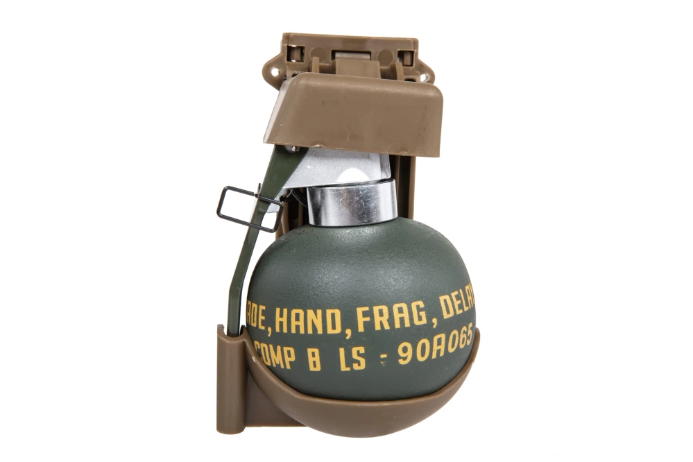 M67 fragmentatiegranaatpop met Tan-lader
