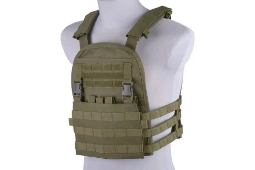 Kamizelka typu plate carrier z odpinanym panelem - oliwkowa