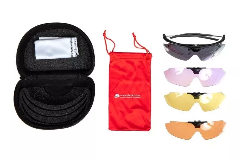 Lunettes tactiques Hawk RX (Kit)