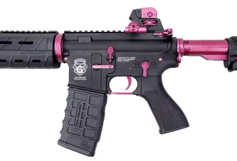Airsoftová zbraň puškaka GR4 G26 - černá / růžová