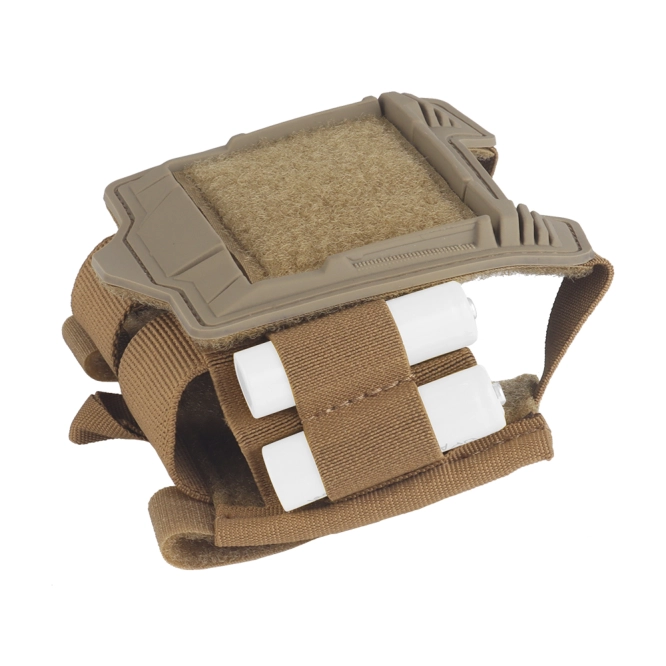Battery compartment for Wosport K-Series Helmet Night Vision Sub-Pouch Coyote Brown