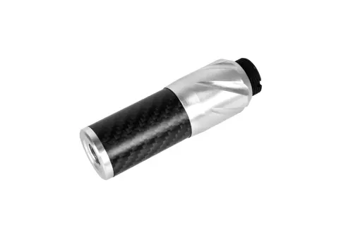 Silencieux carbone DSL2 36x100mm - Argent