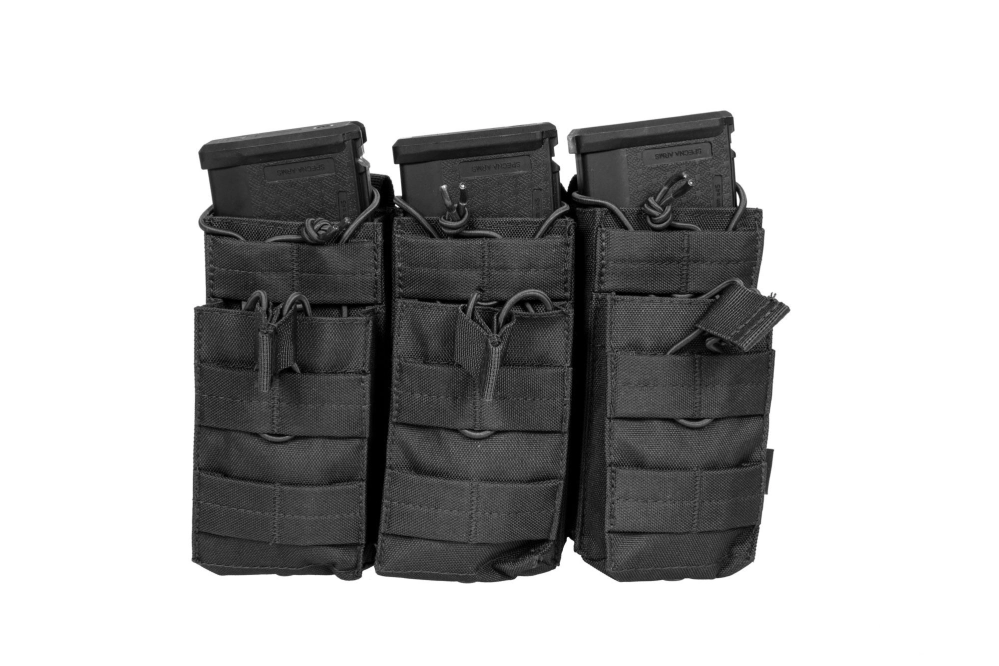 Bolsa triple para 6 magasynks tipo M4/M16 - negro
