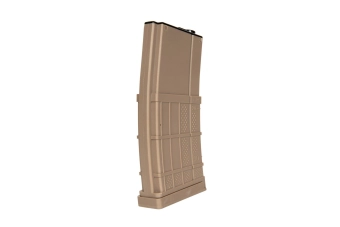 Polimerowy magazynek mid-cap LT 130 kulek do replik M4/M16 - tan