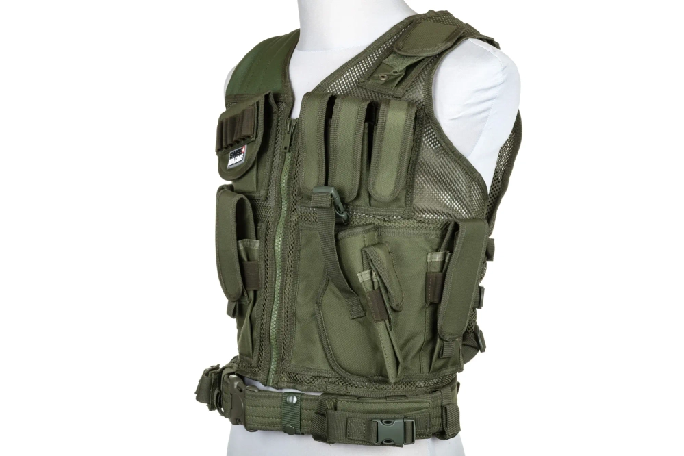 Cybergun Zwitsers Wapen Tactisch BT-4 Olijf Vest