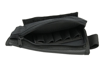 Shotgun Stock Shell Pouch - Black