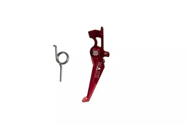 Hliníkový jazyk CNC Advanced Trigger Tongue (Style E) - červený
