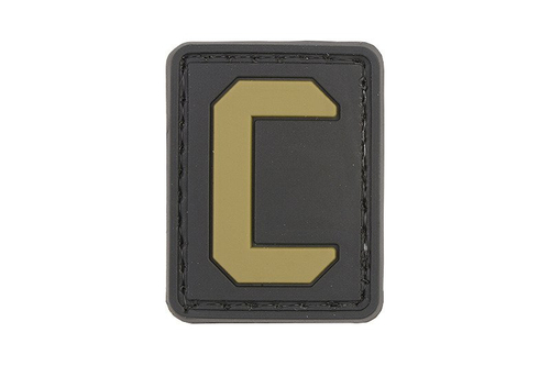Naszywka 3D - Letter C