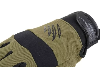 Guantes tácticos Tiro con garra blindada para clima frío - verde oliva