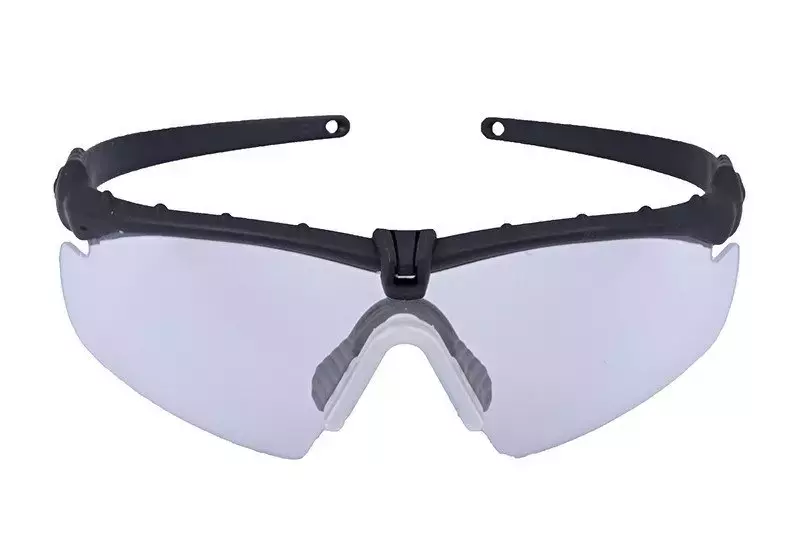 Gafas tácticas - Negro/Transparente
