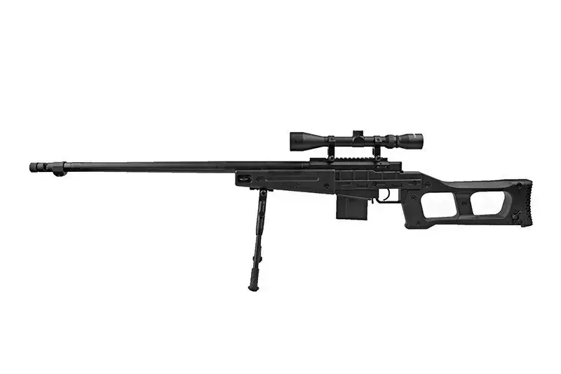 Airsoft pušky odstřelovací puška MB4409D - s dalekohledem a dvojnožkou