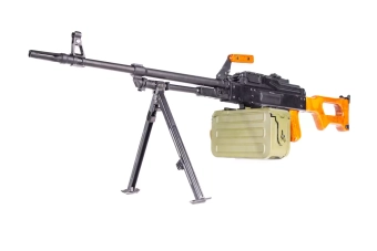 Réplique de mitraillette AK-PKM avec éléments en bois (OUTLET)