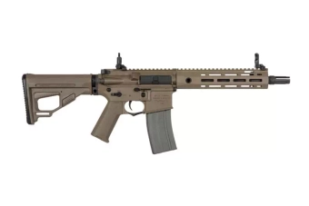 Réplica fusil Helios KAC SR-16E Mod2 CQB M-LOK - Dark Earth
