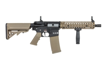Specna Arms Daniel Defense® MK18 SA-P19 Prime™ HAL™ ETU airsoft Carbine High Torque Half-Tan Version