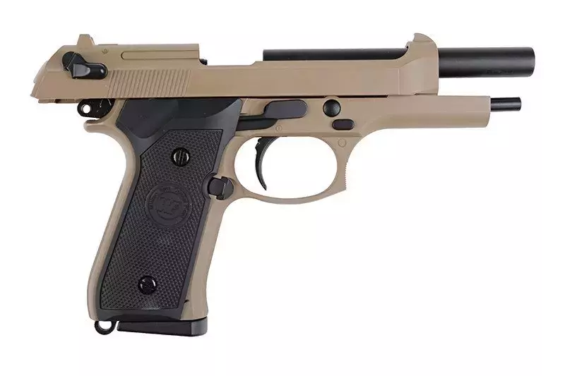 Replika pistoletu M92 (CO2) - tan