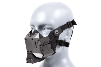 Cyberpunk Commandant masker - Zwart